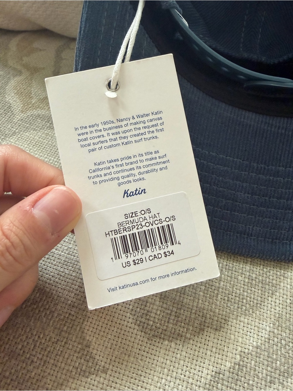 Katin Bermuda hat - Picture 4 of 6
